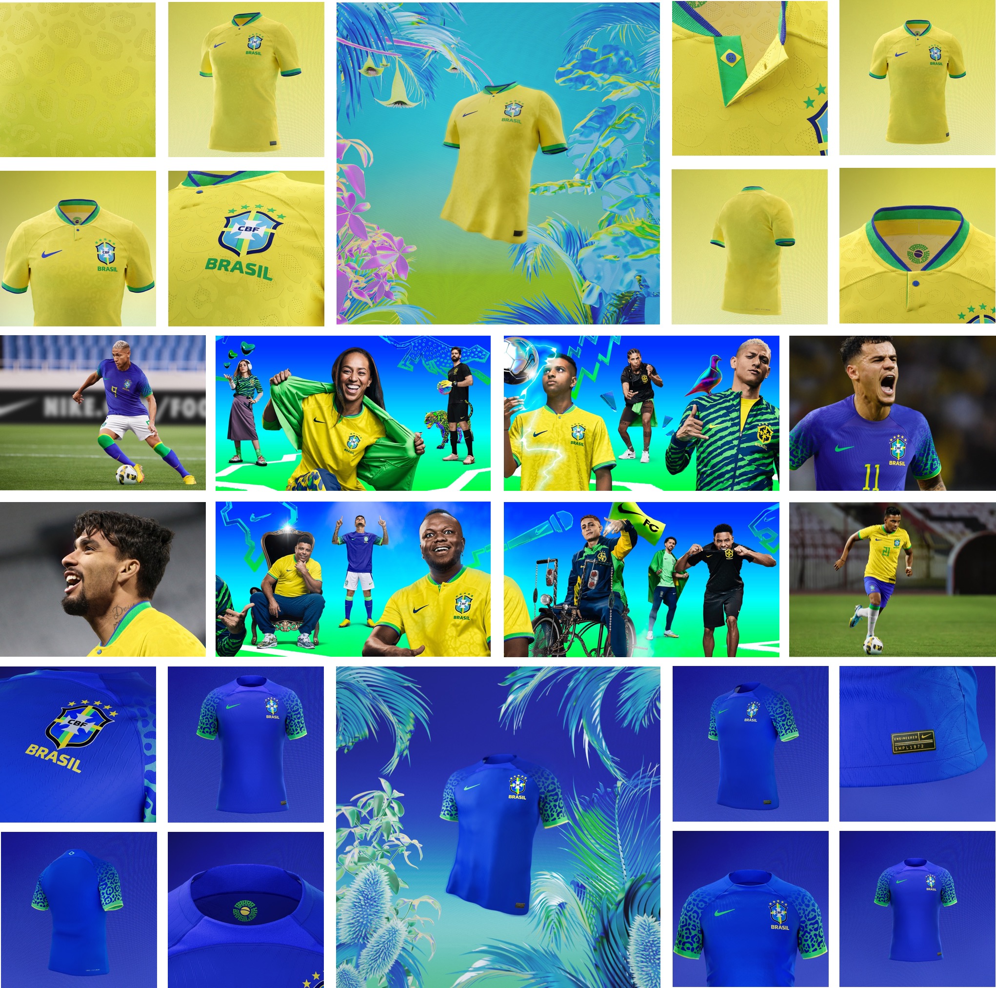 Nike e CBF apresentam a nova coleção da Seleção Brasileira em homenagem