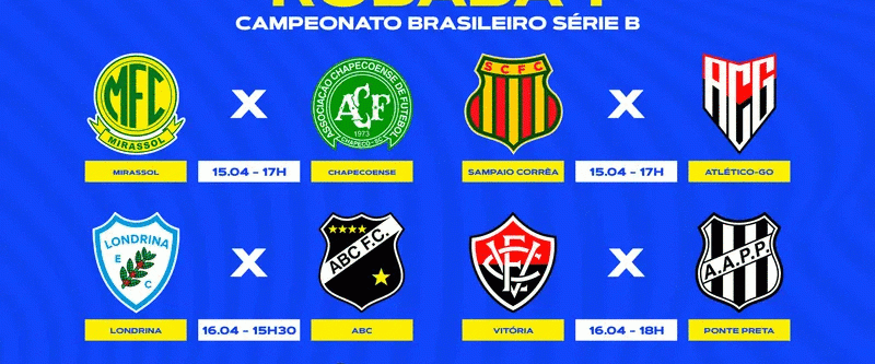 JOGOS de HOJE do CAMPEONATO BRASILEIRO SÉRIE B 2023(Jogos da Série B Hoje)  Jogos De Hoje Série B 